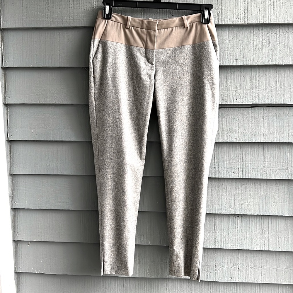 🇮🇹🇮🇹🇮🇹 FABIANA FILIPPI GREY WOOL TROUSERS SIZE 6 NWOT 🇮🇹🇮🇹🇮🇹